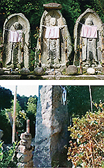 地蔵菩薩像３体