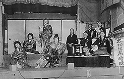 123ibeshibai 東浅井郡小谷村伊部で盛んだった村芝居のようす